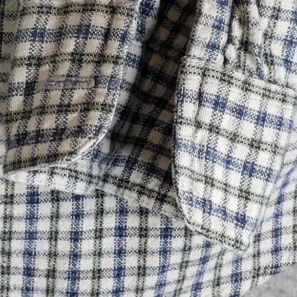 No Fear Shirt Men’s Size Large L Blue Plaid Long Sleeve Button Up Vtg Y2K - Picture 6 of 11